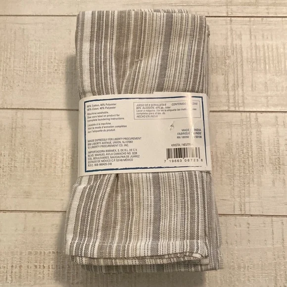 Linen dinner napkins - Picture 2 of 3